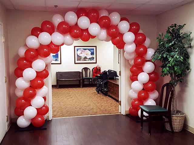 First Valentine's Day Arch