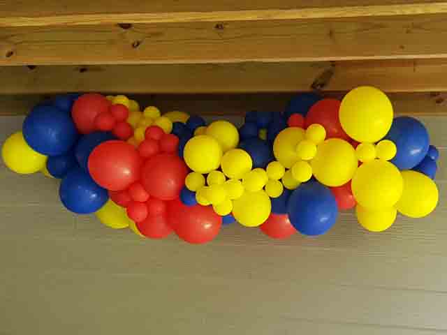 Toy story organic balloon garland