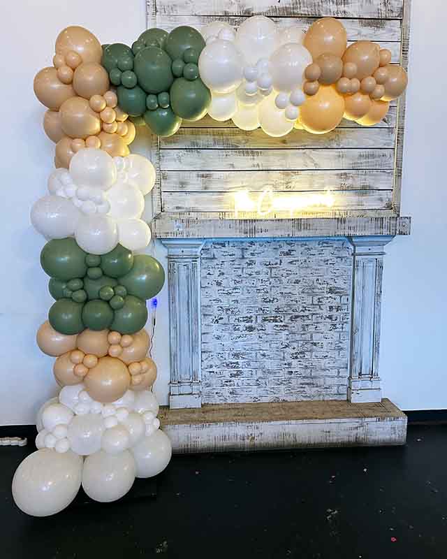 Organic Balloon garland