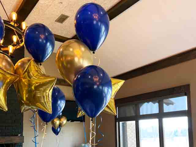 Baby Shower balloon centerpiece