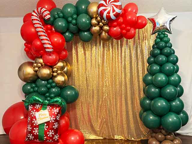 Christmas Balloon Display