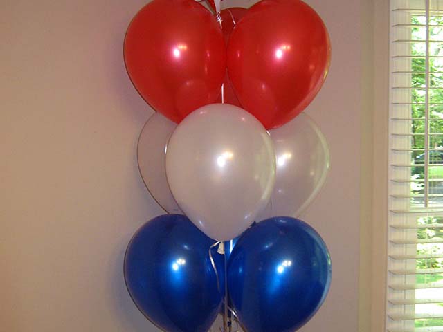 Balloon Bouquet for Independence Day