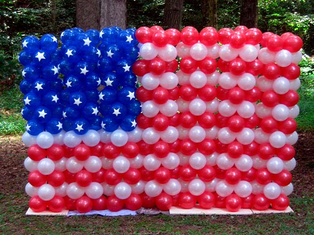 Large Balloon Flag for Independence Day