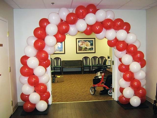 Valentine's Day Balloon Arch