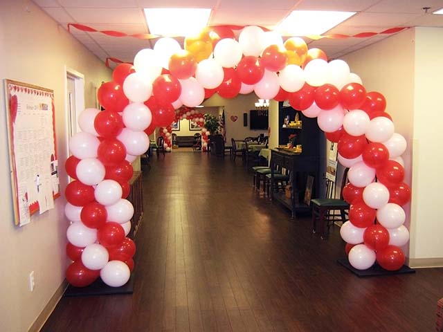 Valentine's Day Balloon Arch